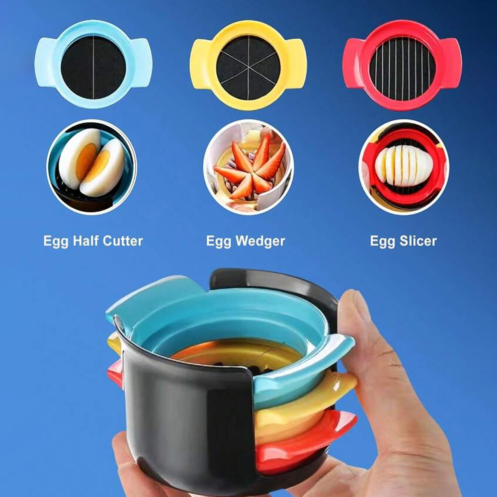 Egg Separator Tool - Cortador de huevos 3 en 1,