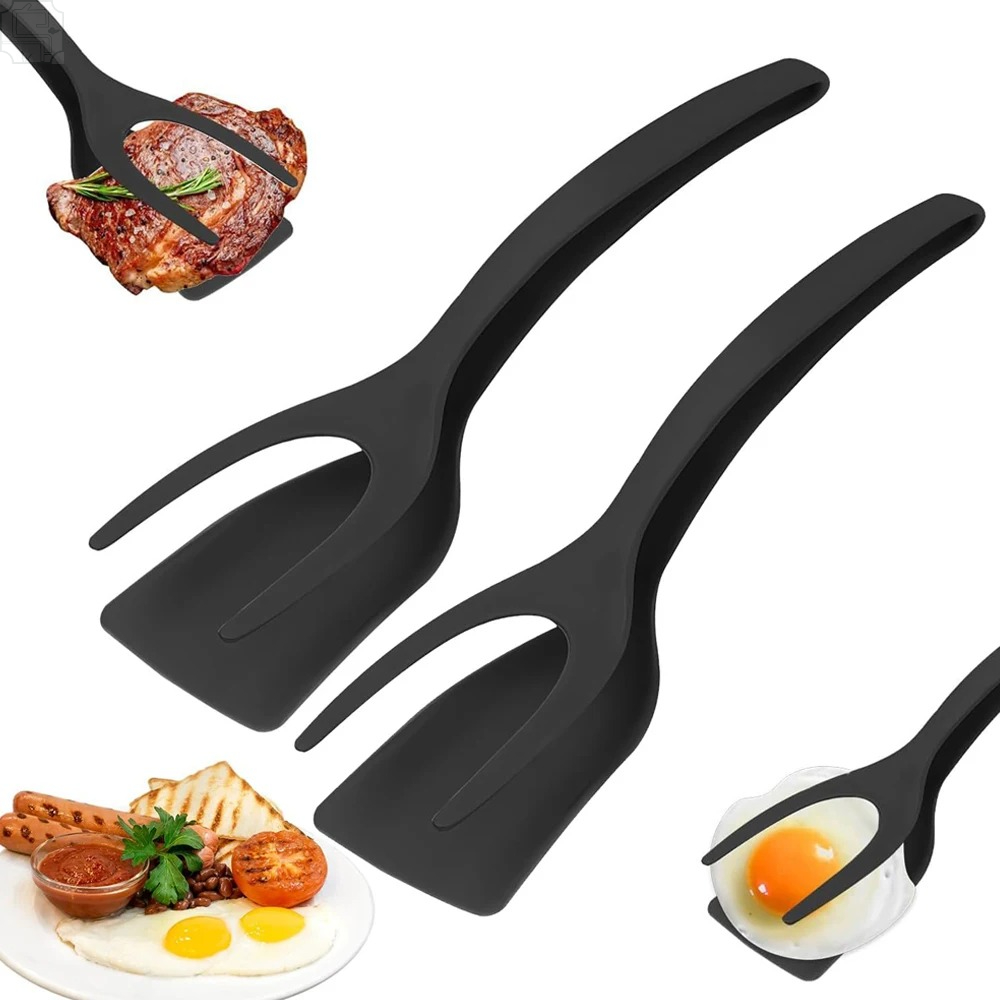 Kitchen Gadgets And Appliances - Espátula y Pinzas 2 en 1,