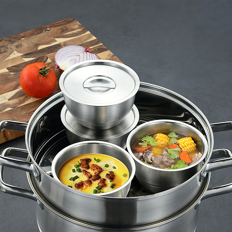 Tazón de arroz de acero inoxid - Korean Kitchen Gadgets reseña y precio