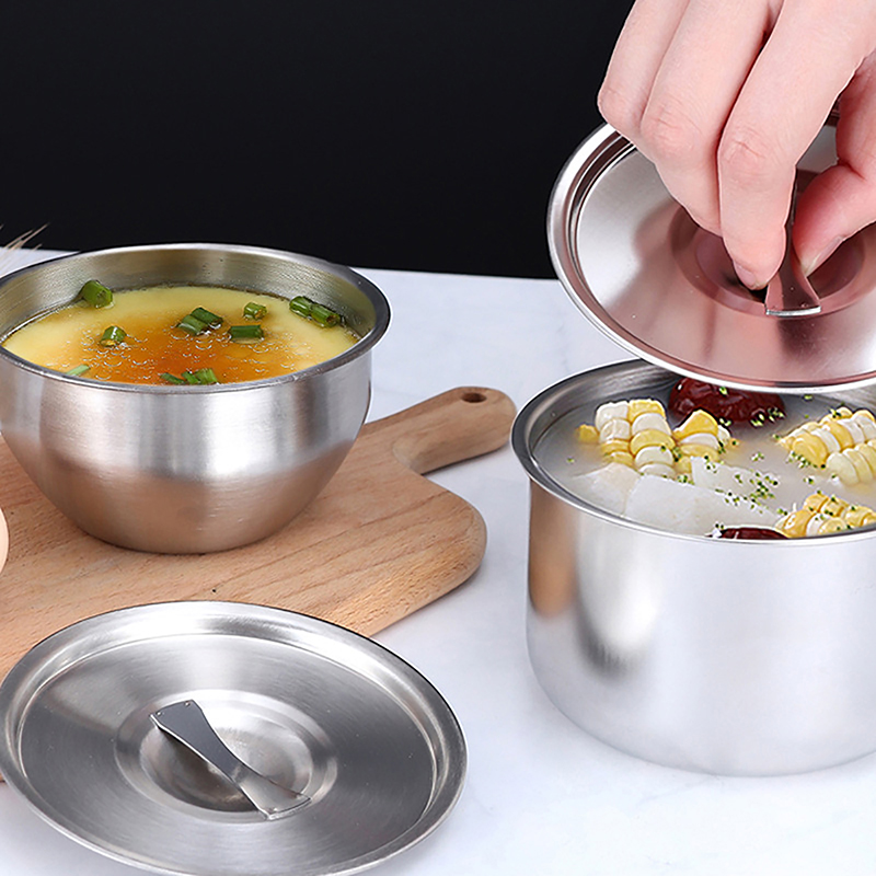 Tazón de arroz de acero inoxid - Korean Kitchen Gadgets reseña y precio