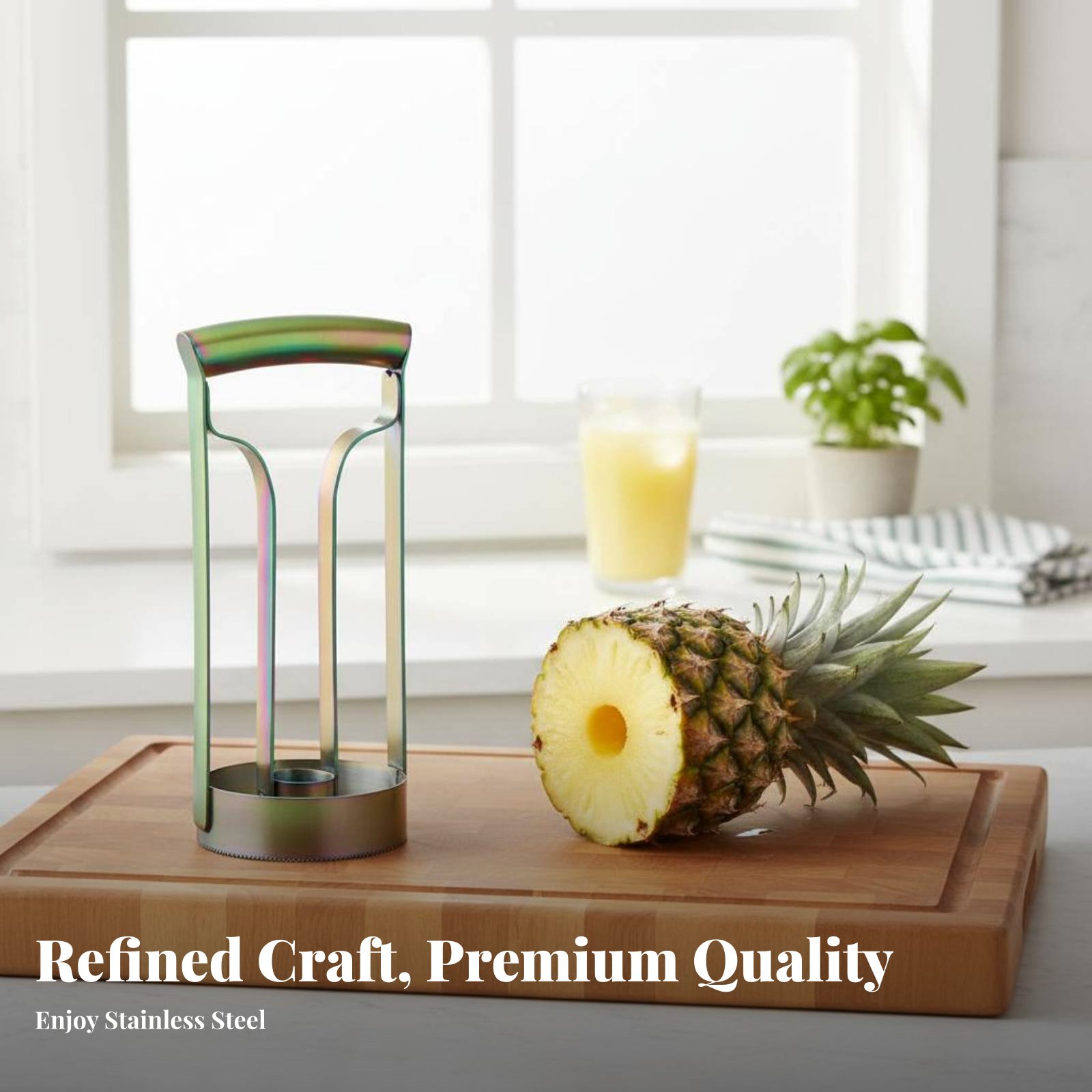 Cortador de Piña de Acero Inox - Kitchen Gadgets Vegetable Cutter reseña y precio