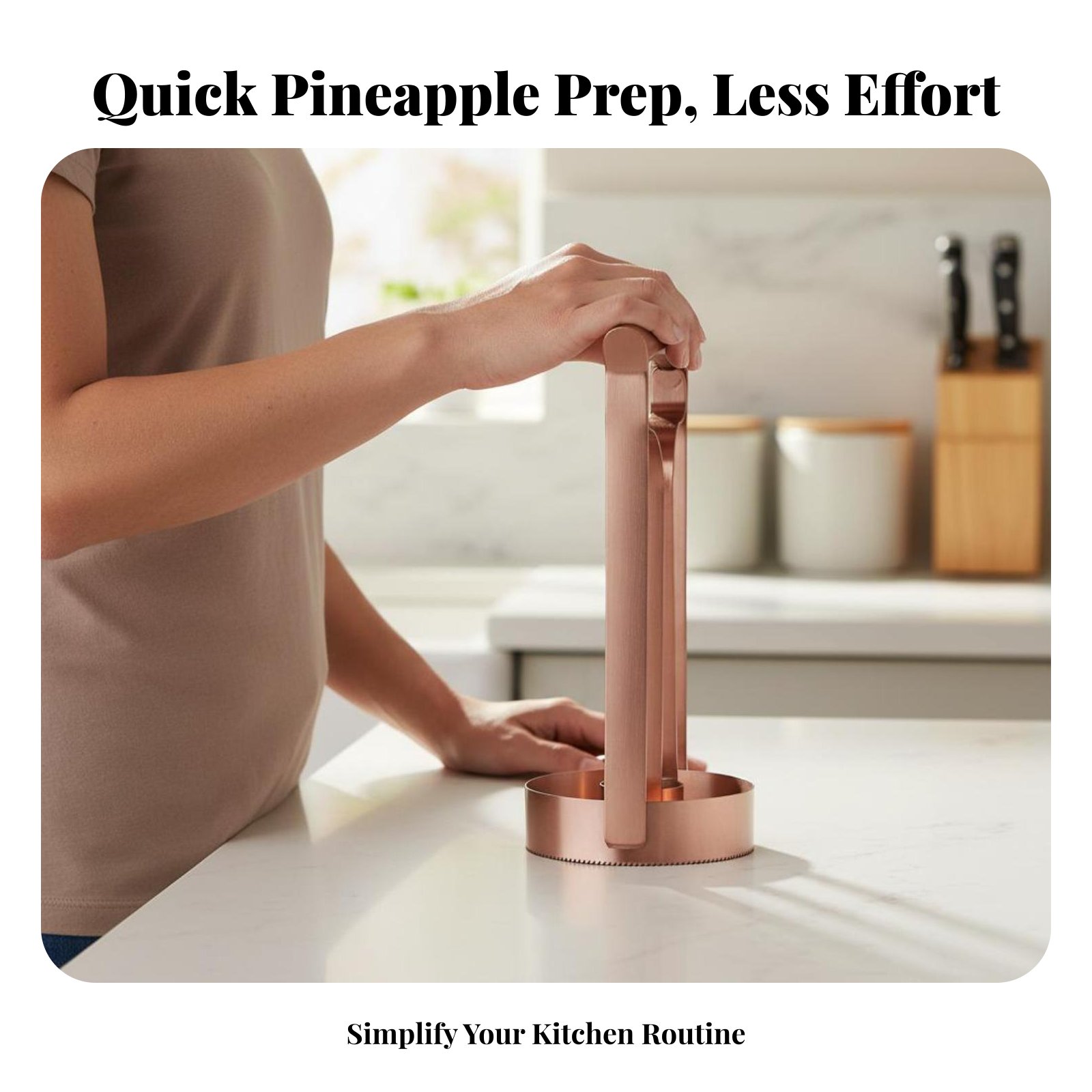 Cortador de Piña de Acero Inox - Kitchen Gadgets Vegetable Cutter reseña y precio