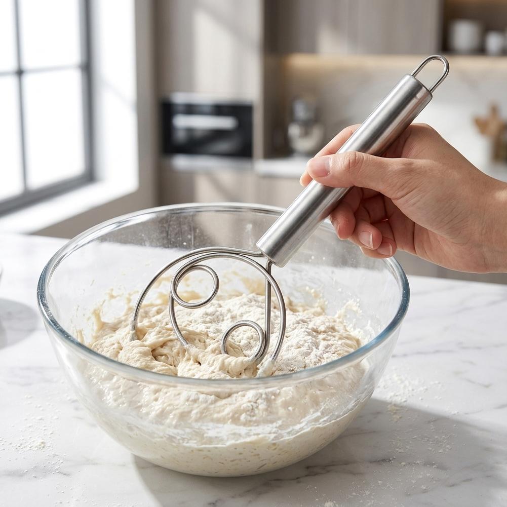 Batidor de masa de acero inoxi - Kitchen Gadgets And Appliances reseña y precio