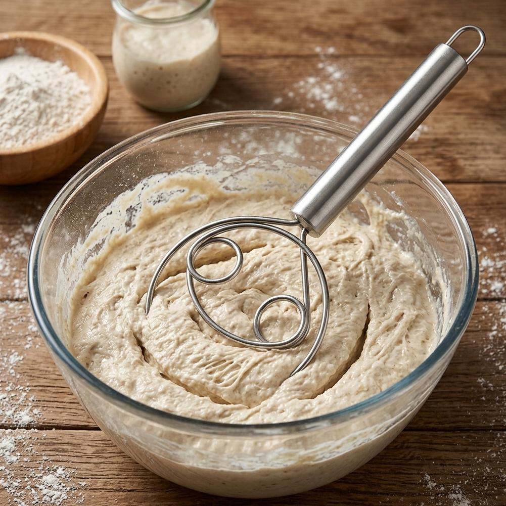Batidor de masa de acero inoxi - Kitchen Gadgets And Appliances reseña y precio