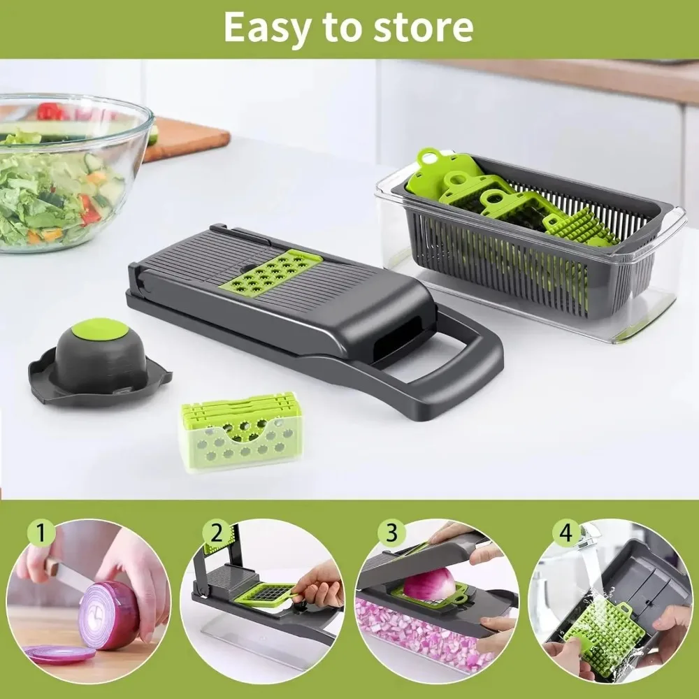 Picadora de verduras multifunc - Korean Kitchen Gadgets reseña y precio
