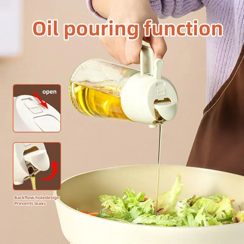 Rociador de Aceite 2 en 1, Bot - Kitchen Gadgets Oil Spray reseña y precio