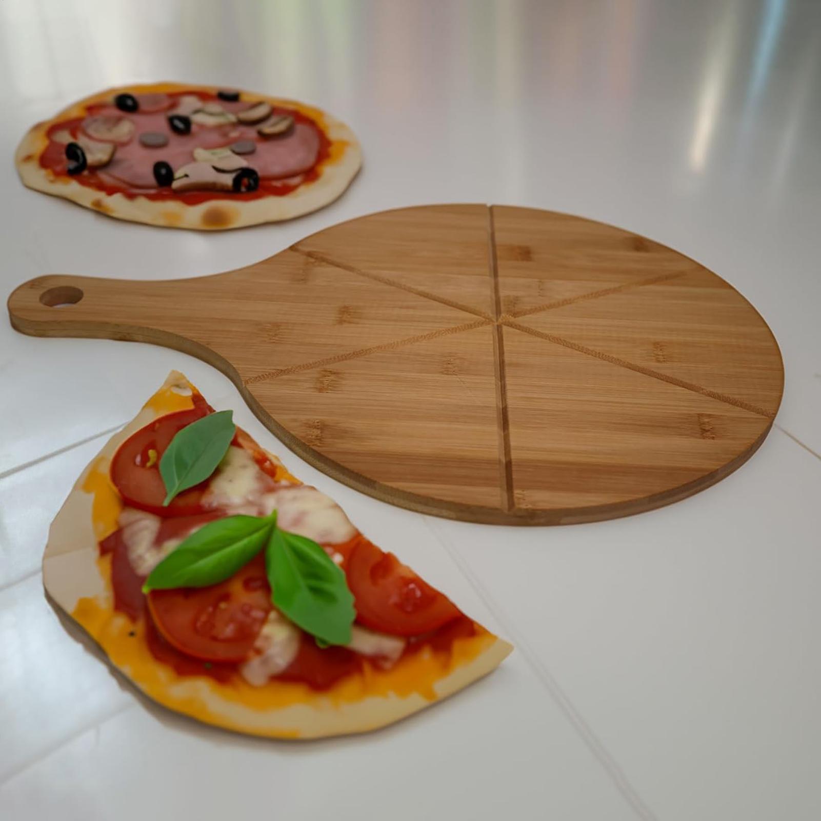 Tabla de cortar pizza redonda  - Kitchen Gadgets Guide reseña y precio