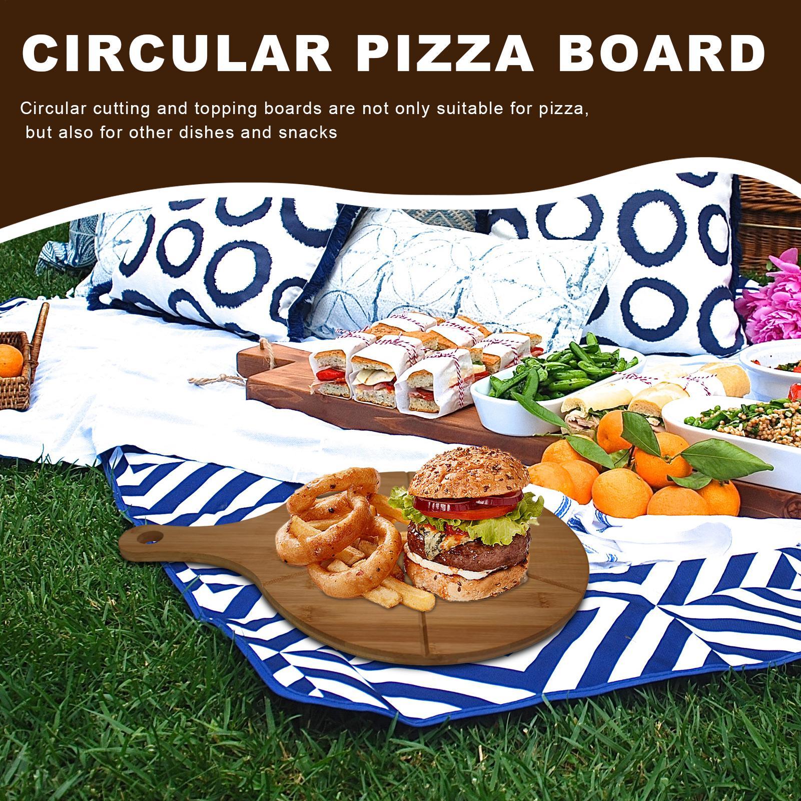 Tabla de cortar pizza redonda  - Kitchen Gadgets Guide reseña y precio