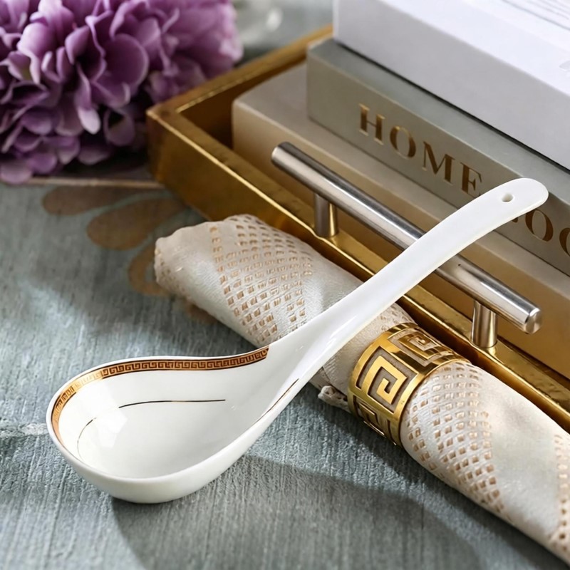 Cucharón de sopa de porcelana  - Korean Kitchen Gadgets reseña y precio
