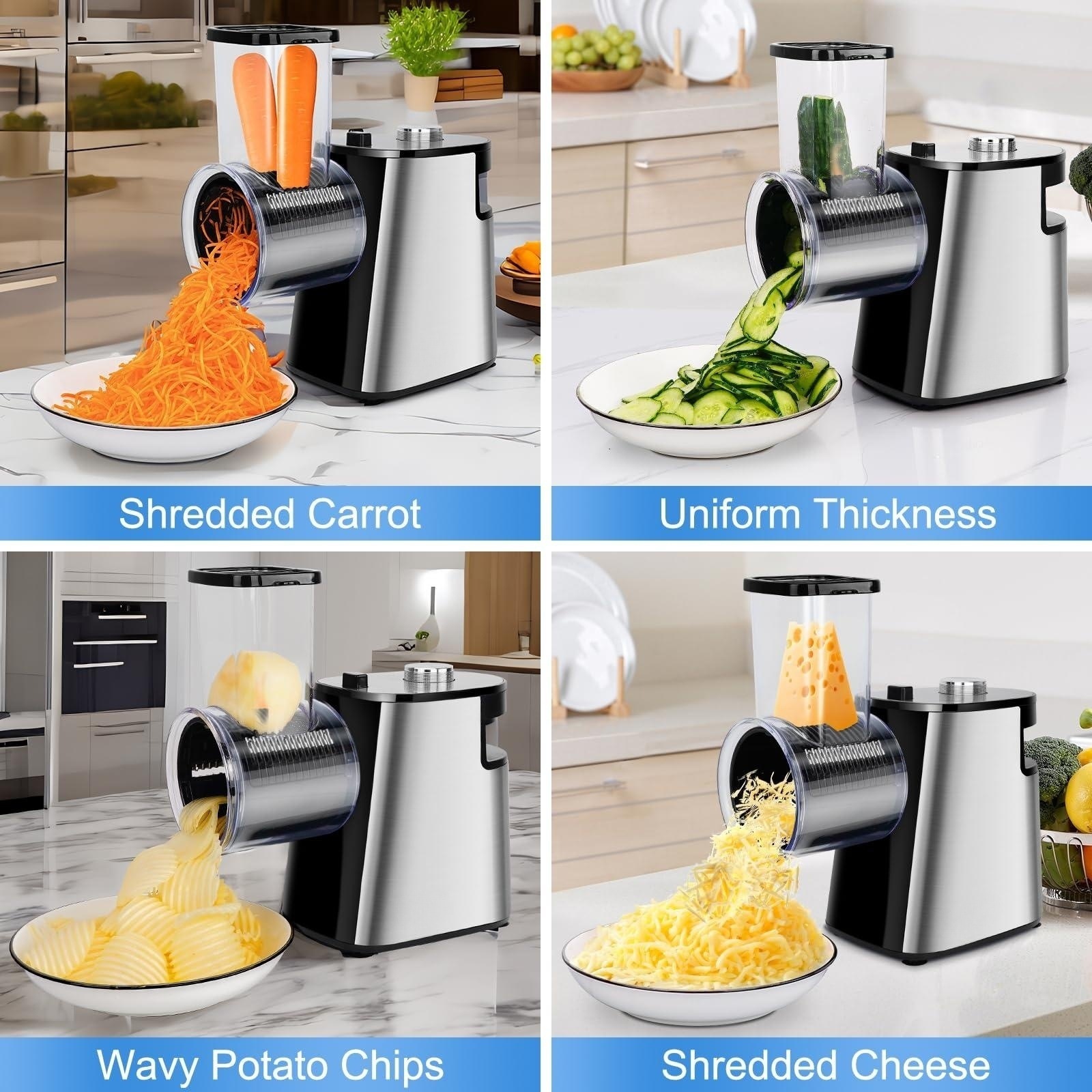 Rebanador de alimentos, rallad - Kitchen Gadgets Vegetable Cutter reseña y precio