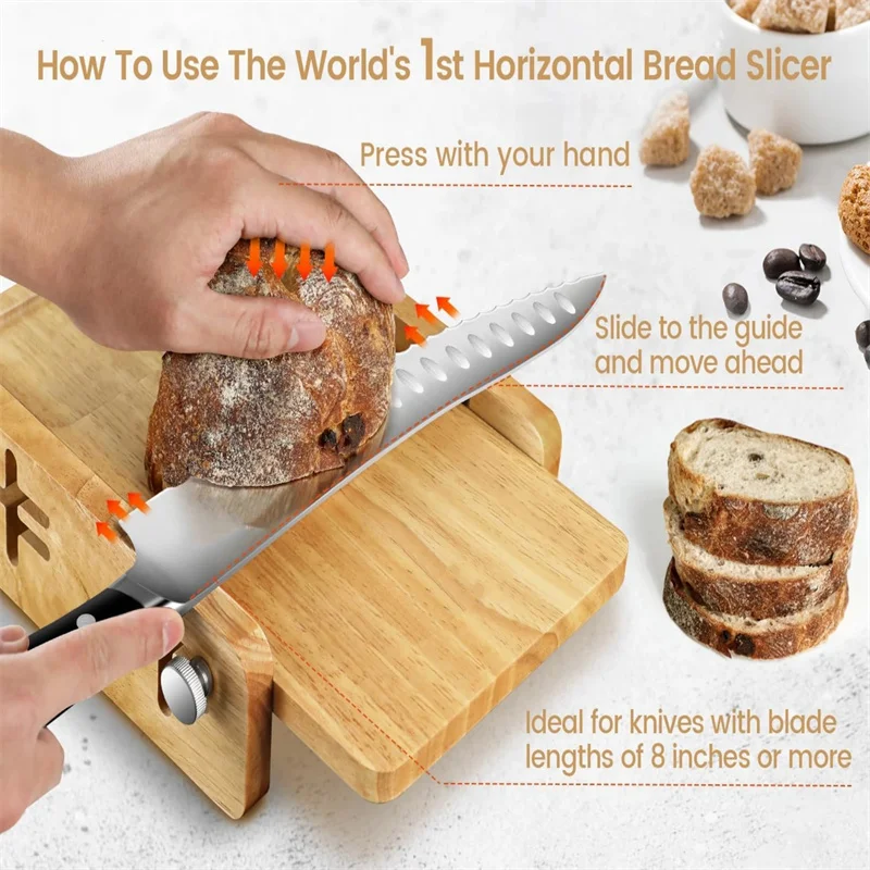 Guía para Cortar Pan Horizonta - Kitchen Gadgets Guide reseña y precio