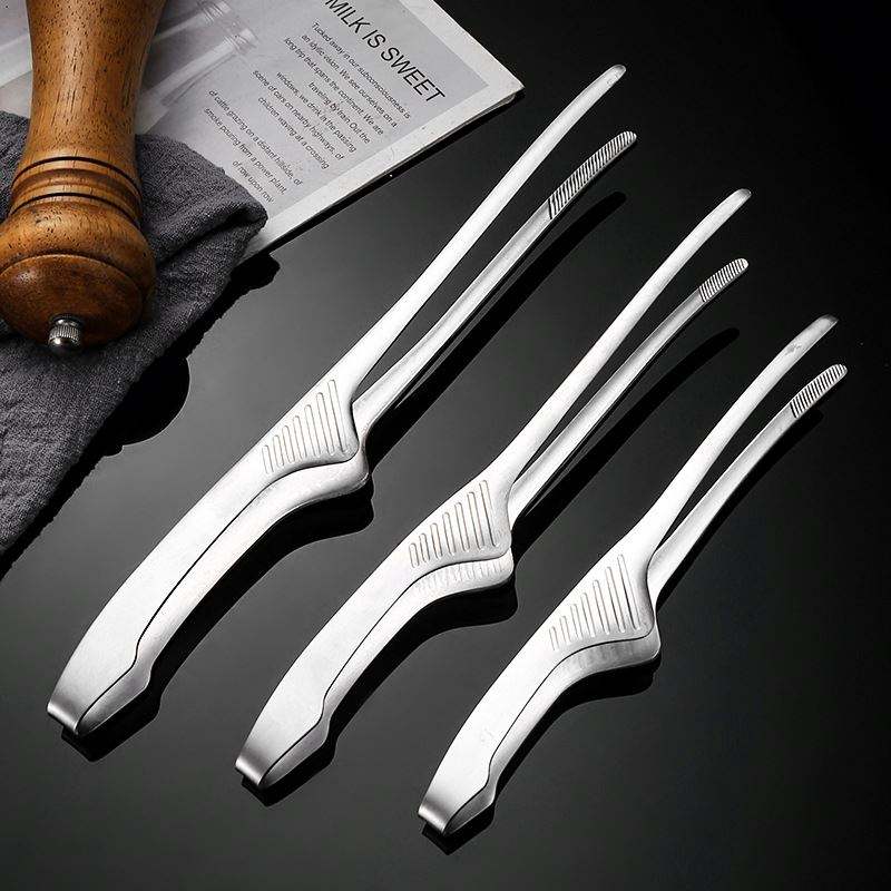 Pinzas para alimentos de acero - Korean Kitchen Gadgets reseña y precio
